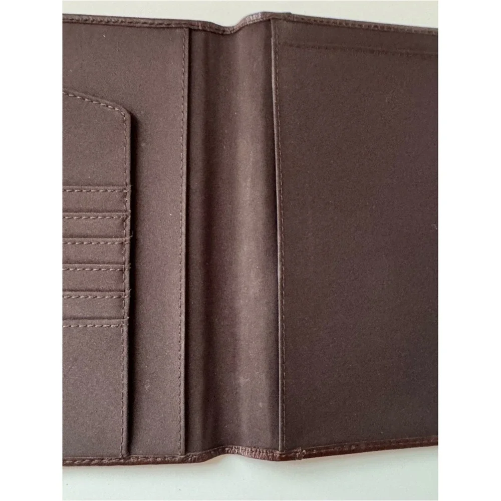Wilsons Folio Leather Dark Brown Case 6.25
